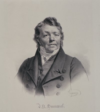 Johann Nepomuk Hummel (1778–1837) av Pierre Roch Vigneron