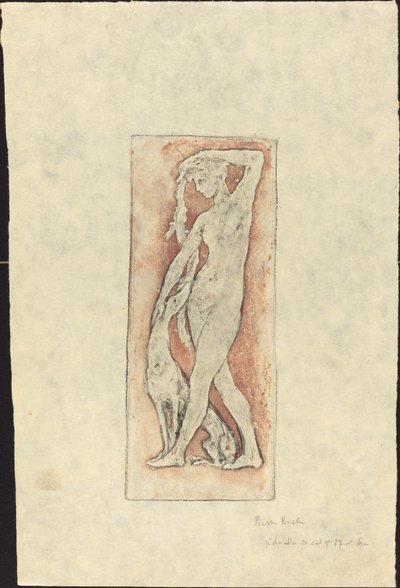 Diane au levrier (Diana and a Greyhound) av Pierre Roche