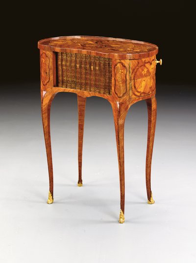 Louis XV skrivebord, ca. 1750 av Pierre Roussel