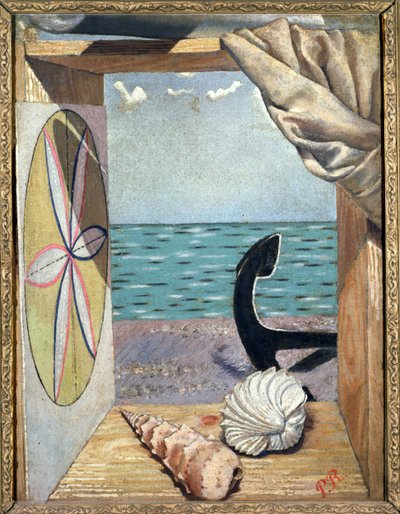 Stilleben med skjell, ca. 1930 av Pierre Roy