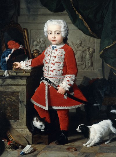 Portrett av en ung gutt i ungarsk kjole, av Pierre Subleyras