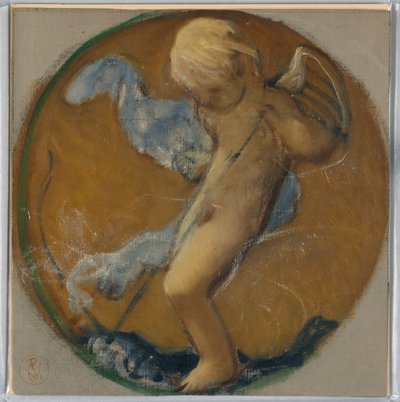 Studer for Roundel med Putto av Pierre Victor Galland