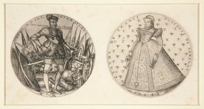 Charles III hertug av Lorraine og Claude av Frankrike av Pierre Woeiriot