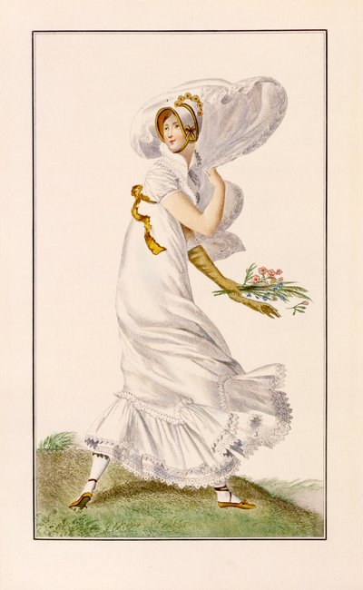 Promenadekjole i chiffon, 1812 av Pierre de La Mesangere