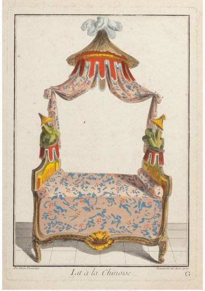 Kinesisk seng, ca 1788. av Pierre de La Mesangere