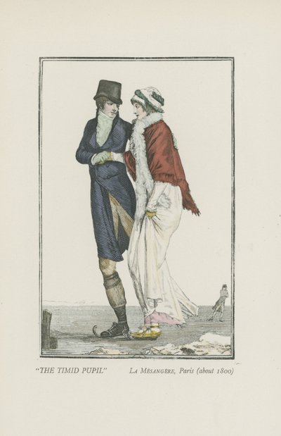 Timid Pupil, Paris (ca. 1800) av Pierre de La Mesangere