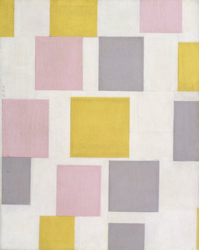 Komposisjon med fargeplan 5 av Piet Mondrian