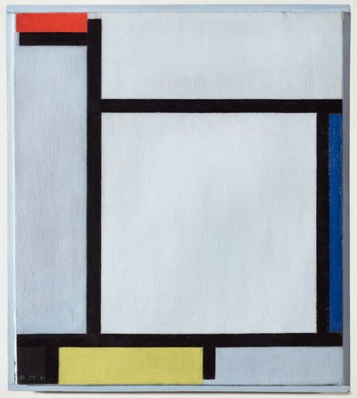 Komposisjon med rødt, blått, svart, gult og grått, 1921 av Piet Mondrian