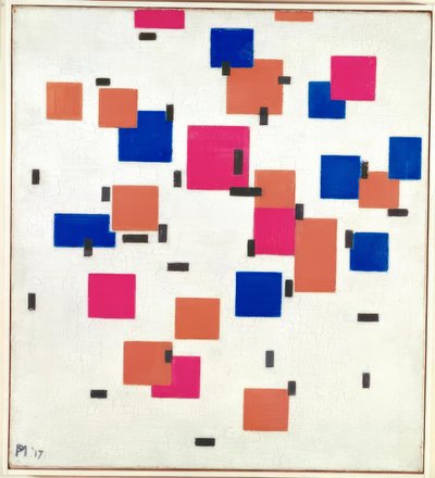 Komposisjon i farge A av Piet Mondrian