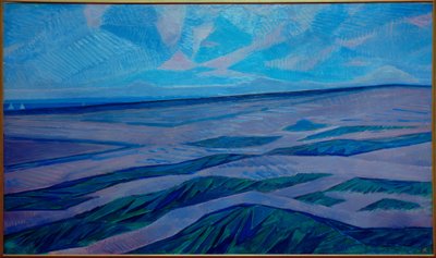 sanddynelandskap av Piet Mondrian