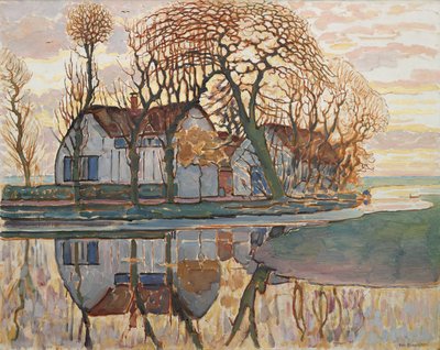 Gård nær Duivendrecht, ca. 1916 av Piet Mondrian