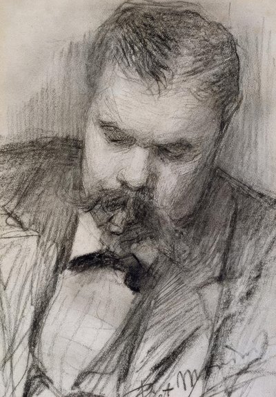 Portrett av Frits Mondrian, 1898, av Piet Mondrian