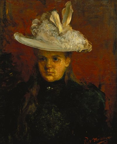 Princesje, ca. 1898 (olje på lerret) av Piet Mondrian