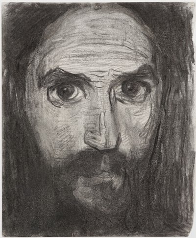 Selvportrett, 1908. av Piet Mondrian