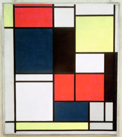 Tabell II av Piet Mondrian