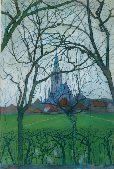 Landsbykirke av Piet Mondrian