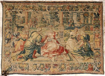 Mark Antony og Cleopatra-teppet av Pieter (attr. to) Coecke van Aelst