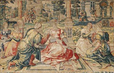 Mark Antony og Cleopatra-teppet av Pieter (attr. to) Coecke van Aelst