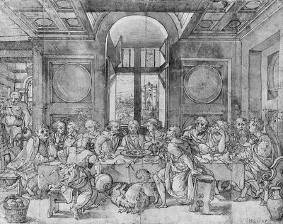Det siste måltid av Pieter (circle of) Coecke van Aelst