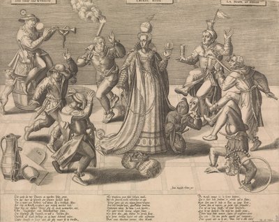 The Dance of the World, midten av 1500-tallet. av Pieter Balten.
