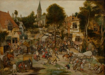 Landsbymessen Kermis, før 1565. av Pieter Balten