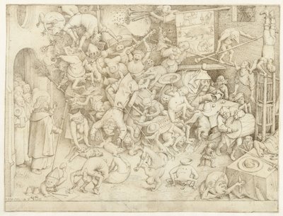 Magikerens fall Hermogenes av Pieter Bruegel (I)