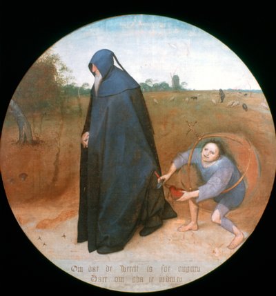 Misantrop, 1568 av Pieter Bruegel the Elder