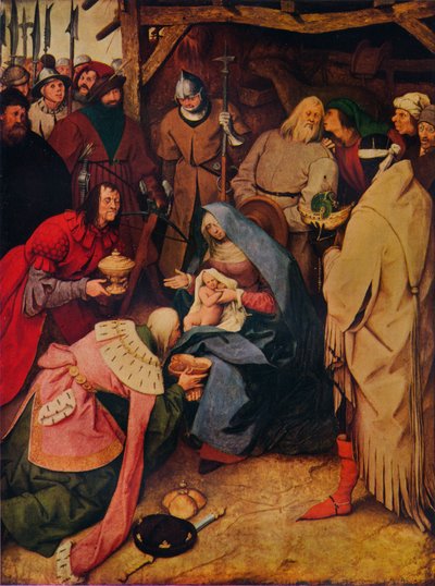 Kongenes tilbedelse, 1564, 1937 av Pieter Bruegel the Elder