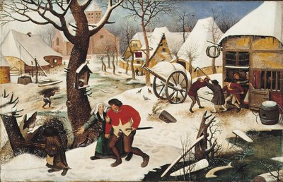 Retur fra vertshuset av Pieter Brueghel the Younger