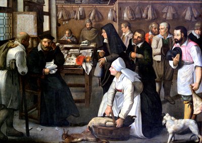 The Sale of Nature, c1584-1637 av Pieter Brueghel the Younger
