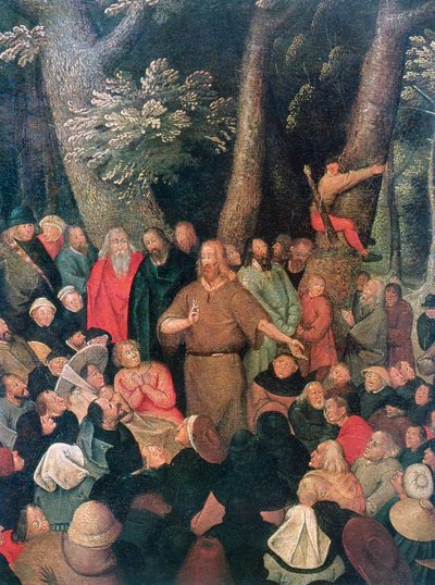 Prekenen til døperen Johannes, 1604 av Pieter Brueghel the Younger