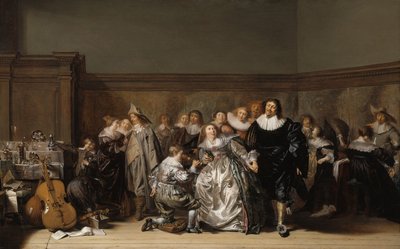 Et elegant selskap, 1632 av Pieter Codde