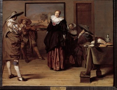 Dansetimen Maleri av Pieter Codde (1599-1678) av Pieter Codde