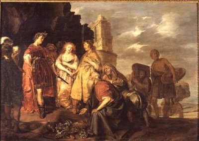 Kontinensen til Scipio, romersk general (237–183 f.Kr.) av Pieter Codde