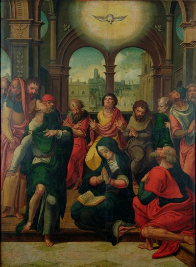 Den hellige ånds nedstigning av Pieter Coecke van Aelst