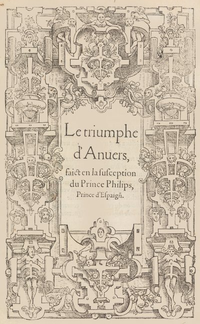 Antwerpens triumf gjort i mistanke til prins Philips, prins av Spania, 1550. av Pieter Coecke van Aelst