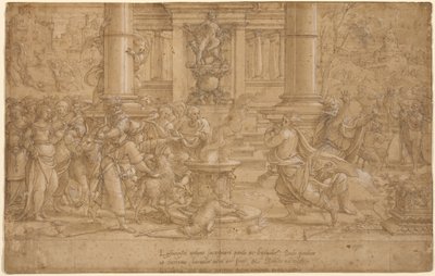 Offeret i Lystra av Pieter Coecke van Aelst