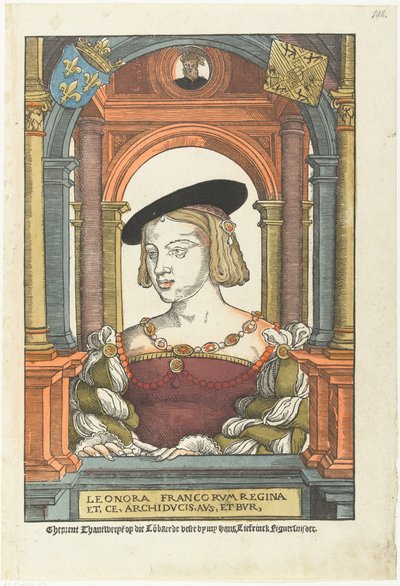 Portrett av Eleanor av Østerrike 1498-1558, 1539 av Pieter Coecke van Aelst