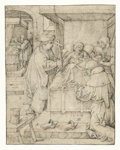 Ta vare på de syke Works of Mercy (serietittel) av Pieter Cornelisz. genaamd Kunst