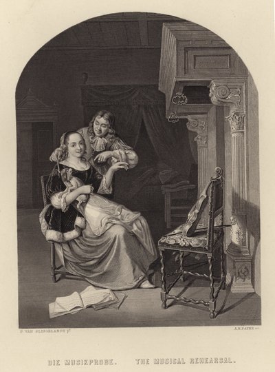 Den musikalske øvelsen av Pieter Cornelisz van Slingelandt