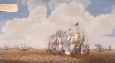 Det første slaget ved Öland 31. mai 1564, andre halvdel av 1600-tallet. av Pieter Cornelisz van Soest