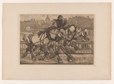 Hester på Pont Sully i Paris L