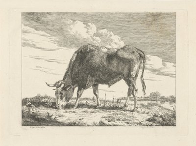 beitende ku av Pieter Gerardus van Os