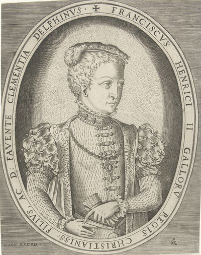 Portrett av Frans II av Frankrike 1544-1560 av Pieter Heyden van der