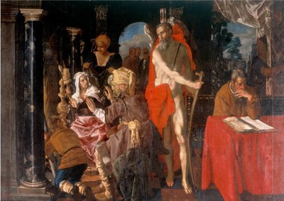 Allegori om alderdom. Tiden og lærden av Pieter Isaacsz