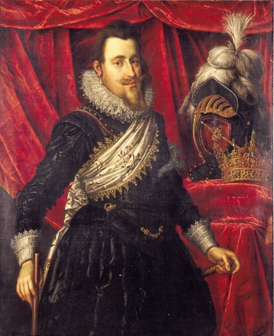 Kristian IV., ca. 1612 av Pieter Isaacsz