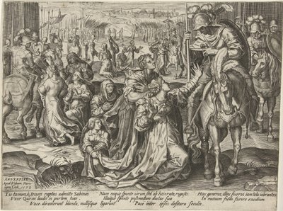 Forsoning mellom sabinerne og romerne Skildringer fra romersk historie (serietittel) av Pieter Jalhea Furnius