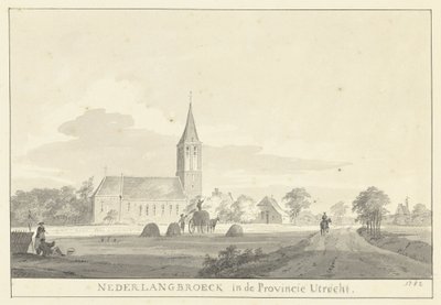 Utsikt over landsbyen Nederlangbroek av Pieter Jan van Liender