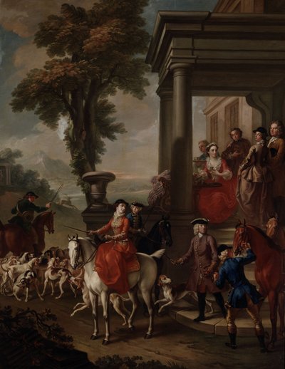 Møtet, ca. 1743 (olje på lerret) av Pieter Jan van Reysschoot