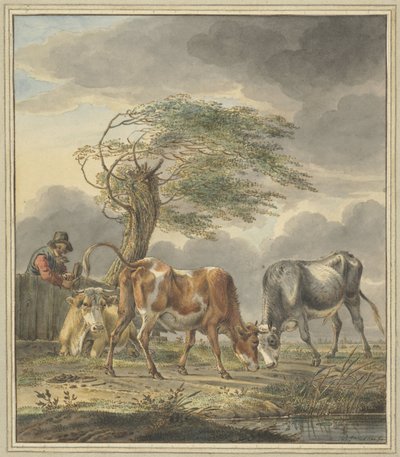 To ungokser og en ku av Pieter Janson